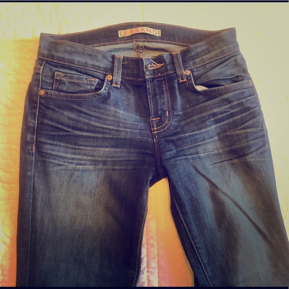 J brand size 25 crop jeans